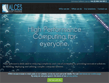 Tablet Screenshot of alces-software.com